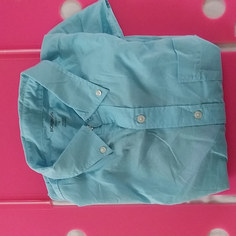 Bonobos button down shirt, blue, size M reg